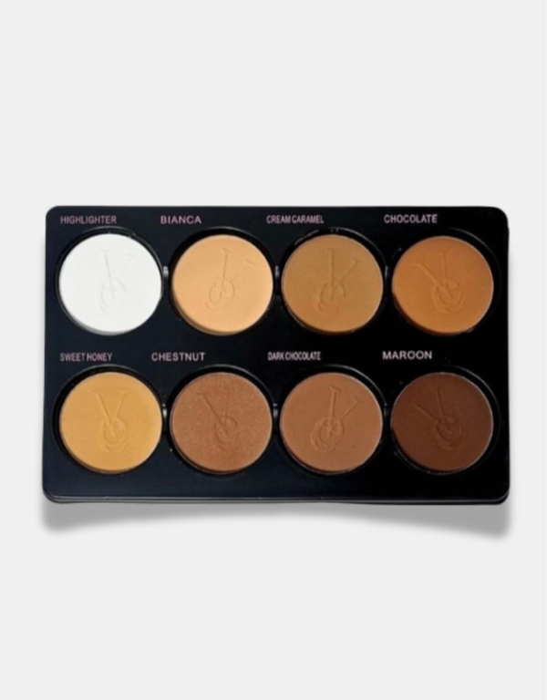 Palette Vee Beauty Pro Face 8-in-1 Powder