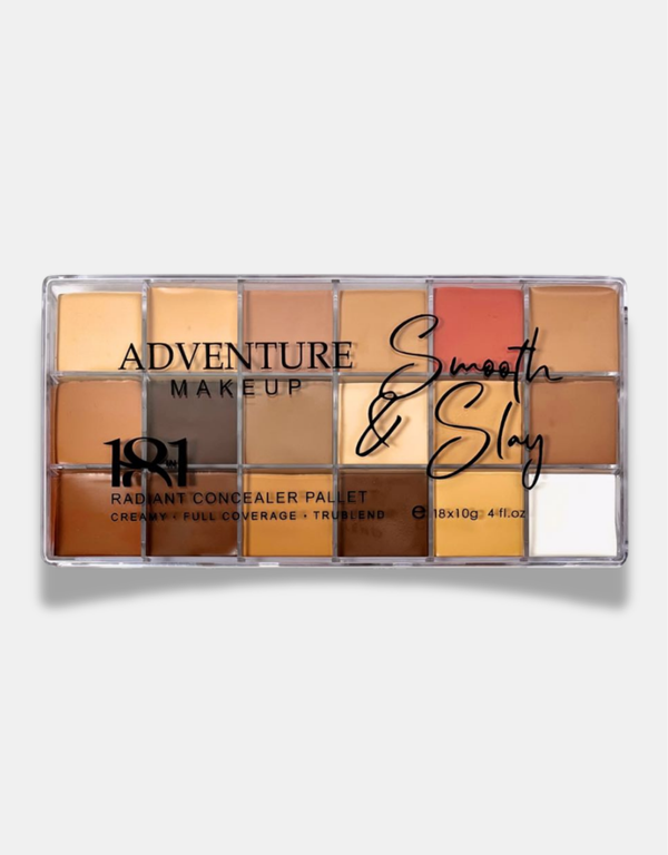 Adventure Smooth & Slay 18-in-1 Radiant Concealer Palette